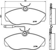 P23068_=486 02=497 002B-SX !колодки дисковые п. Fiat Ducato  Peugeot Boxer 1.9D