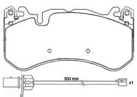 Колодки тормозные дисковые передние audi a6 (4f2  c6) 05/04-03/11 / audi a6 avant (4f5  c6) 03/05-0...