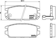 Колодки тормозные дисковые  комплект