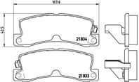 P83015_=GDB1168=572188B !колодки дисковые з. Toyota Carina/Camry/Celica all 85&gt