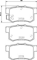 Колодки тормозные дисковые задние P79027 от компании BREMBO