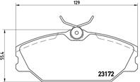 P68027 208 00219 000b-sxfdb1420 !колодки дисковые п.renault laguna/megane 1.8i/1.9dci 99-02
