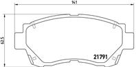 P83027_=GDB1142=224535 !колодки дисковые п. Toyota Celica ST202/204 2.0 93-98