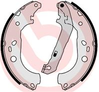 [s24534] brembo колодки тормозные барабанные