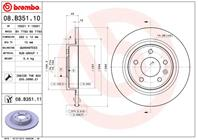 [08b35110] brembo диск тормозной задний