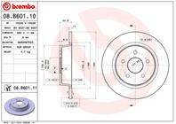 Диск тормозной Re Ford C-Max II/ Kuga II/Grand 10-