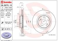 09.B270.10_диск тормозной передний! Honda Accord