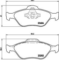 Klocki hamulcowe tuningowe  przod ford fiesta  fiesta iv  fiesta v  fu