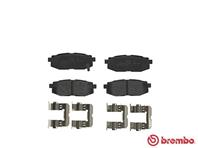 [p78018] brembo колодки тормозныезадние комплект на ось