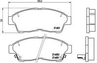 P83034_=402 02=FDB867=572333B !колодки дисковые п. Toyota Camry 2.2 92-96/Corol