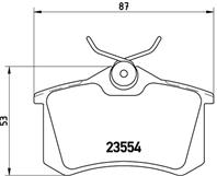 Klocki hamulcowe tuningowe xtra  przod  audi a1  a2  a3  a4  a6  a8  a