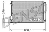Конденсатор (радиатор конд.) Fiat  Ford (606.5/370/12мм) с осушит. Denso