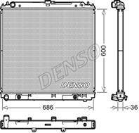 Радиатор охлаждения ДВС DENSO