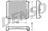 Радиатор двигателя VOLVO 240, 740, 760, 940, 940 II 2.0-2.7 08.74-10.98