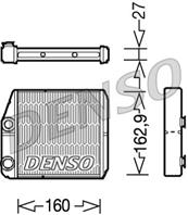 DRR09035_радиатор печки! МКППFiat Ducato 2.2/2.3/3.0D 06&gt