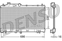 DRM36007_радиатор системы охлаждения! МКПП Subaru Legacy IV/Outback 2.0i 16V 03
