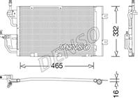 Радиатор кондиционера OPEL: ASTRA H 1.3 CDTI/1.7 C
