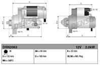 Rozrusznik (12v  2kw)