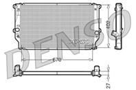 DRM50025_радиатор системы охлаждения! Toyota RAV4