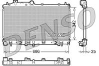 DRM36005_радиатор охлаждения!Subaru Forester 2.5i 08&gt