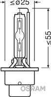66240XNB_лампа! XENON (D2S) 35W P32d-2 L 77 d 9 Ni