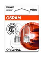 А/лампы Osram д/с 12V W 5W б/цоколя (блст 2шт) (Германия)