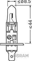 А/лампы Osram г/с HALOGEN 12V H1 55W (Германия)