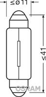Лампа 6411 C10W 12V (10W) SV8 5-8 двухцокольная  4