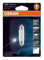 LED 12V (0 5W) Лампа светодиодная C5W холодный белый / 6000K (36mm)