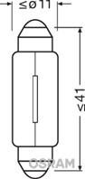 Лампа 6413 C5W 12V (5W) SV8 5-8 41 мм
