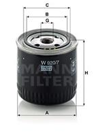 Mann-filter масляный фильтр