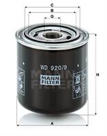 Масляный фильтр MANN-FILTER WD920/9