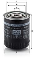 [w93021] mann фильтр масляный