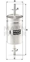 [wk512] mann фильтр топливный
