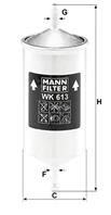 [WK613] Mann Фильтр топливный