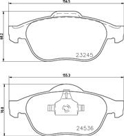 Колодки тормозные дисковые MDB2225 от компании MINTEX
