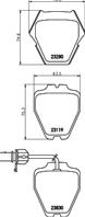 Колодки тормозные дисковые MDB2358 от производителя MINTEX