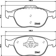 Колодки торм пер Ford Transit Connect 02-/Focus 2.0 02-04