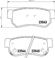 Колодки торм зад Hyundai Tucson/ Kia Magentis