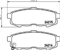 колодки тормозные дисковые комплект