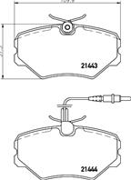 Колодки тормозные дисковые MDB1652 от производителя MINTEX