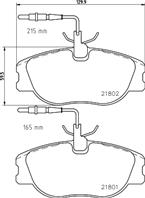 Колодки тормозные дисковые передние MDB1702 от компании MINTEX