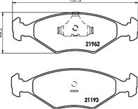 Колодки тормозные дисковые MDB2904 от производителя MINTEX