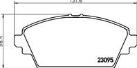 Колодки тормозные дисковые передние MDB2117 от компании MINTEX