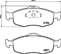 Колодки тормозные дисковые передние MDB1620 от компании MINTEX