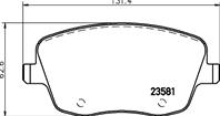 Колодки тормозные дисковые MDB2294 от производителя MINTEX