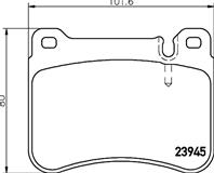 Колодки тормозные дисковые MDB2775 от фирмы MINTEX