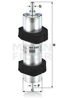 [WK6003] Mann Фильтр топливный
