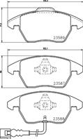 Колодки торм пер VW Passat 05-/Audi A3 03-