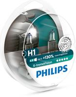 А/лампа Philips H1+130% 12V 55W P14 5s X-Treme Vision 2шт